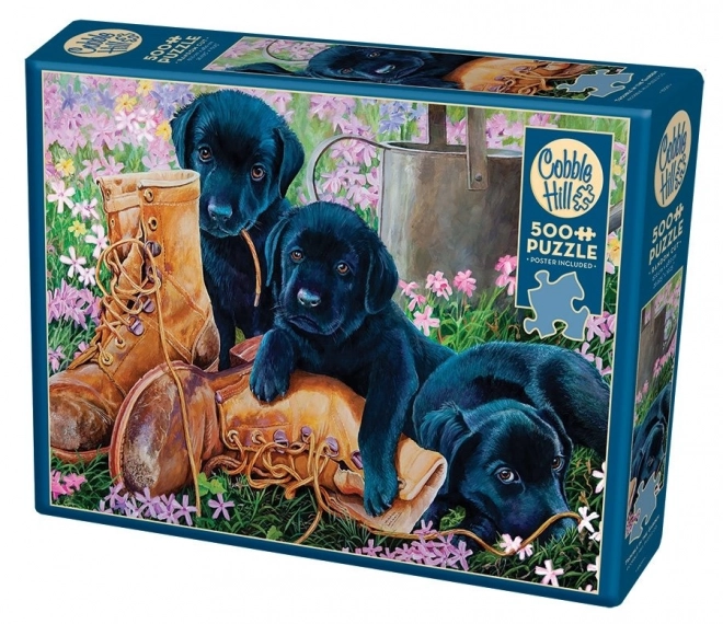 Puzzle stůl v zahradě 500 dílků