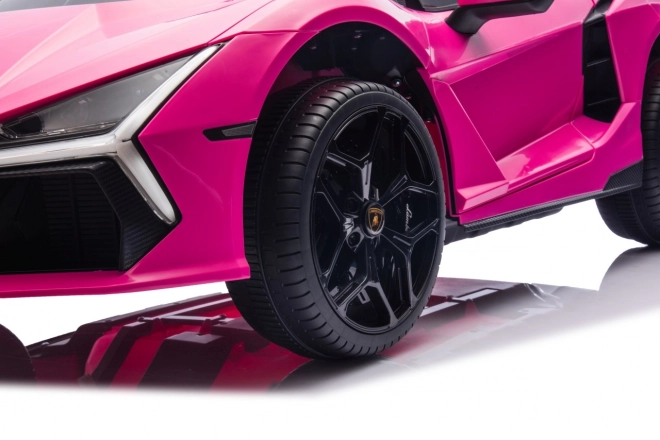 Růžový děti elektrické auto Lamborghini Revuelto XL