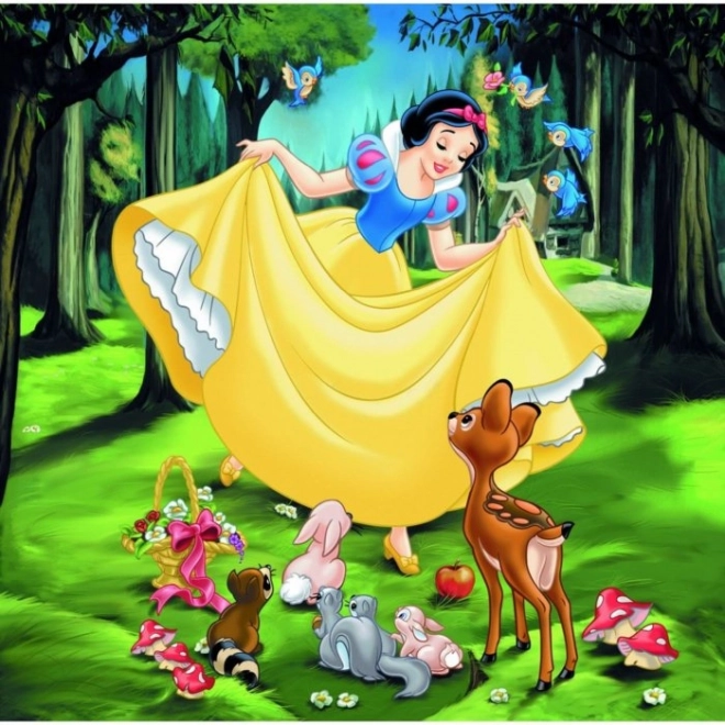 Ravensburger puzzle Sněhurka a Popelka 3x49 dílků