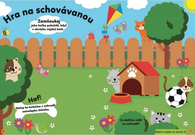 Zábava se samolepkami pro děti od 2 let
