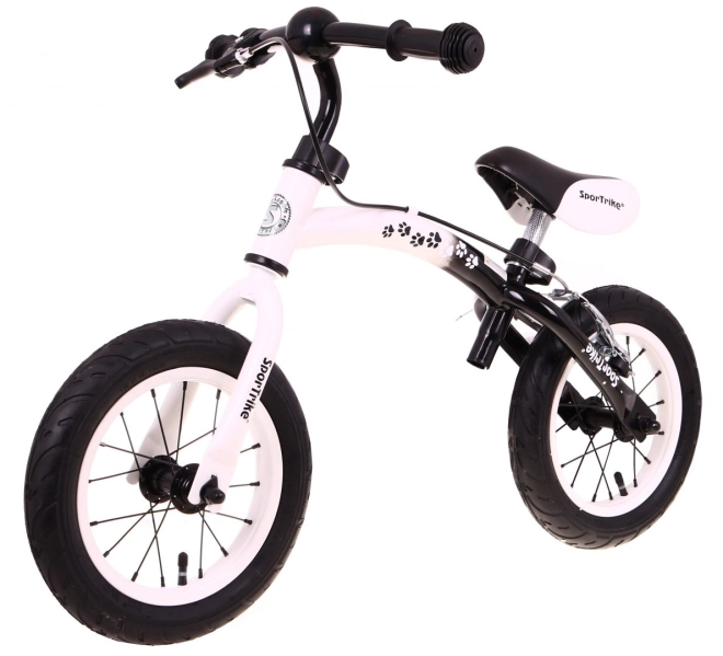 Dětské krosové kolo Boomerang SporTrike + variabilní uspořádání rámu – Bílé