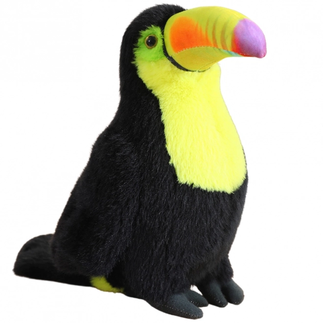 Plyšový tukan maskot žlutý 35 cm