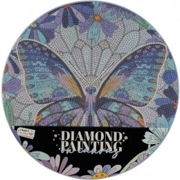 Diamantové malování Mandala s motýlem