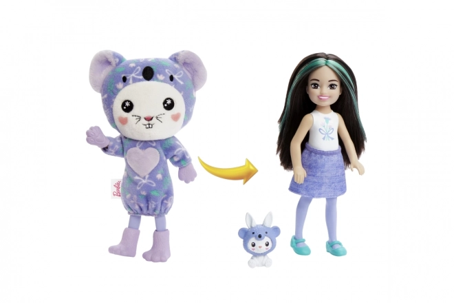 Panenka Barbie Cutie Reveal Chelsea Bunny - Koala