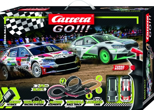 Autodráha Carrera GO Škoda Rally 4,9 m