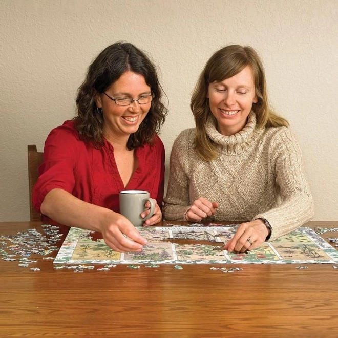 COBBLE HILL Puzzle Botanika od Verneuila 1000 dílků