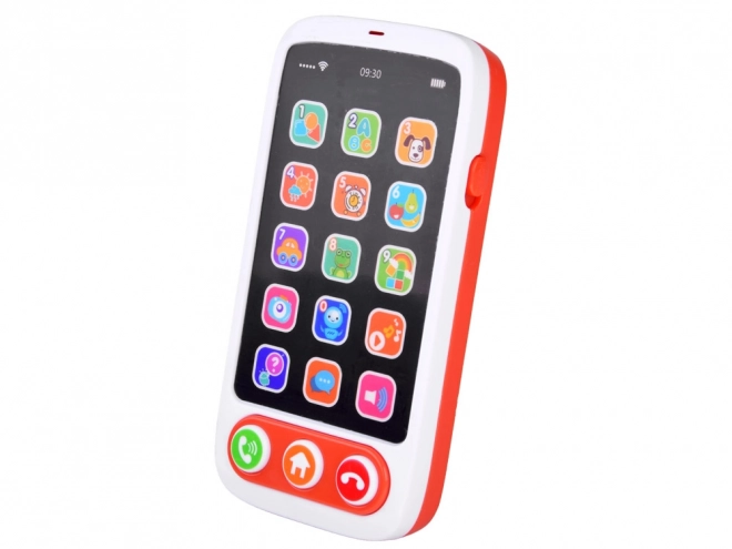 Interaktivní dotykový smartphone pro děti se světly a melodiemi