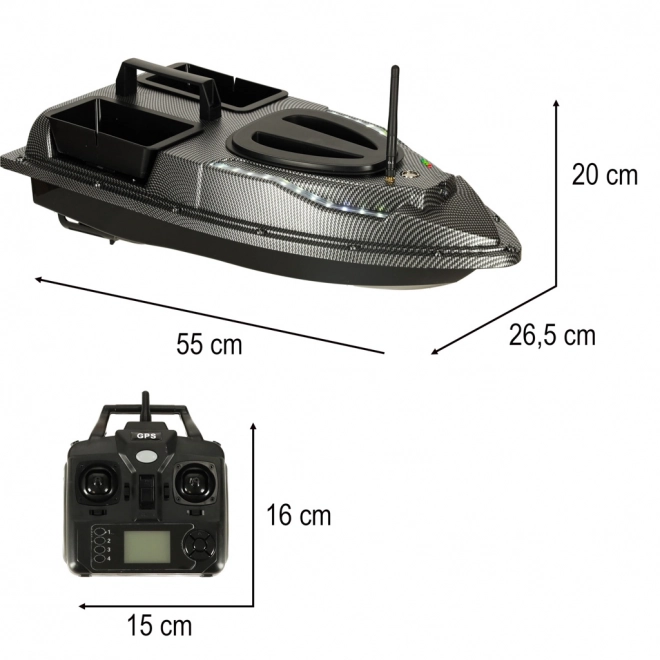 Zavážecí loďka s GPS Flytec V900