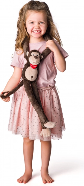 Plyšová opička Coffee - Hug me 70 cm