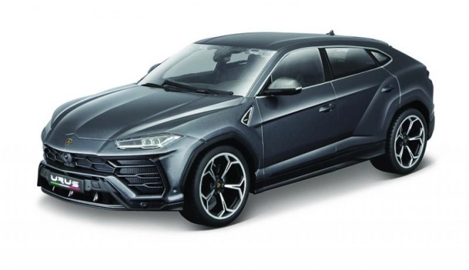 Kovový model Lamborghini Urus v metalické šedé barvě
