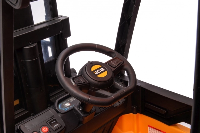 Dětský elektrický vysokozdvižný vozík JCB