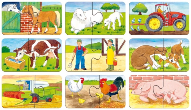 Zábavná farma: zvířátka i stroje