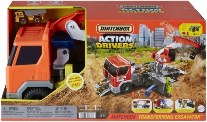 Funkční nákladní auto a bagr