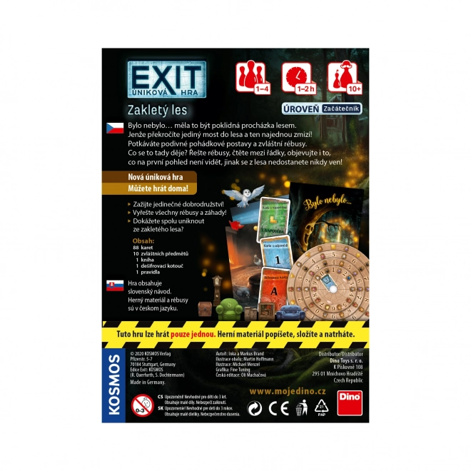 DINO EXIT Úniková hra: Zakletý les