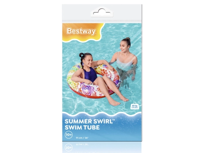 Barevný nafukovací kruh Bestway – Červená