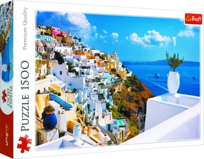 Puzzle Santorini Řecko 1500 dílků