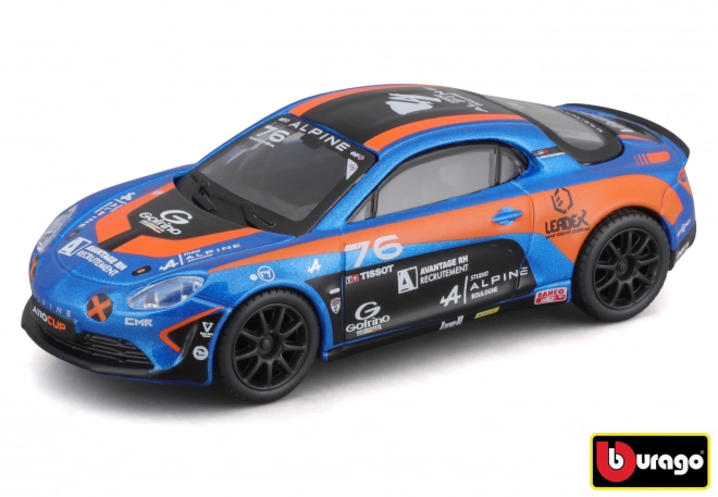 Kovový model závodního auta Alpine A110 CUP