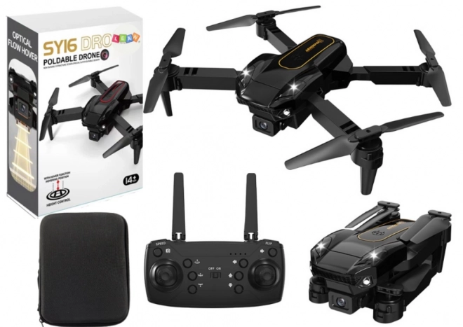 Dron na dálkové ovládání s kamerou 4K SY16 Black Bag