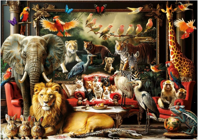 Puzzle Zvířecí sídlo 1500 dílků
