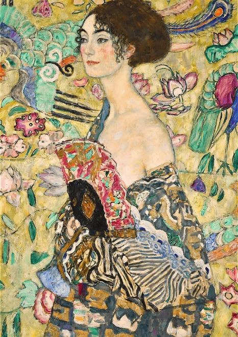 Puzzle Art Collection: Dáma s vějířem 1000 dílků