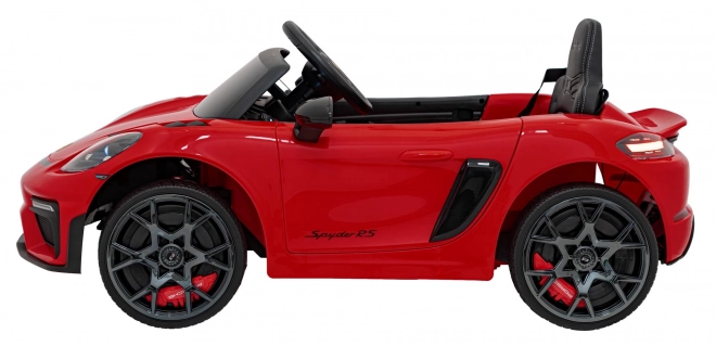 Dětský elektrický vůz Porsche 718 lakovaný – Červený