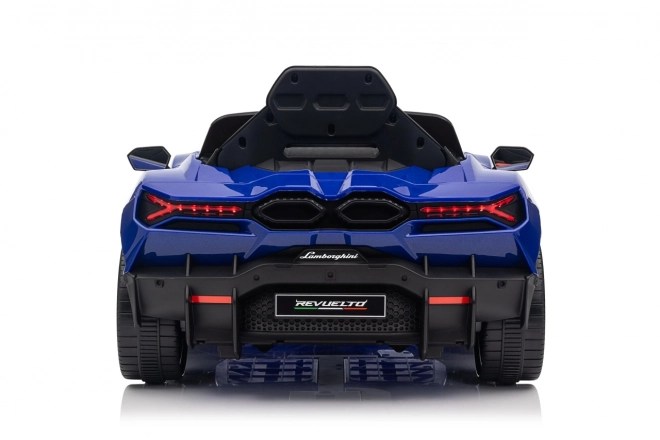 Dětský vůz lamborghini revuelto modrý