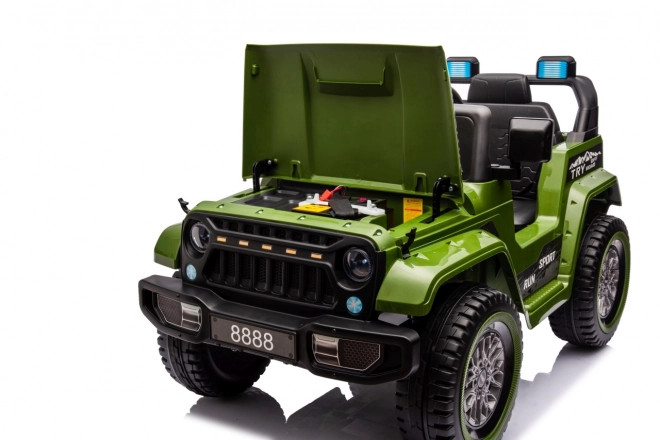 Dětské auto na dálkové ovládání off road zelené