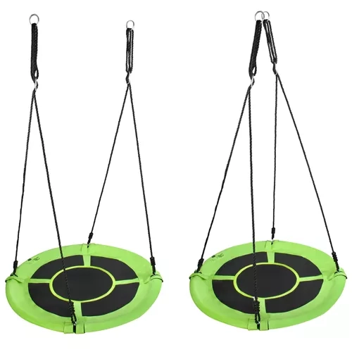 Houpačka Čapí hnízdo 120cm zeleno-černá 23515
