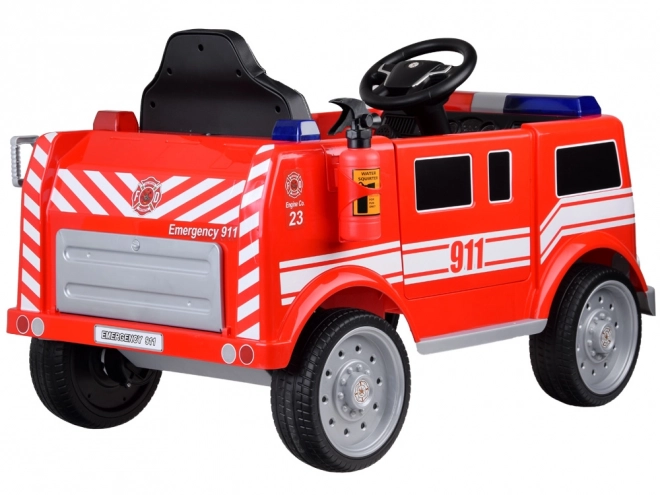 Elektrické hasičské auto pro děti s dálkovým ovládáním