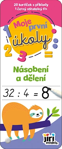 Moje první úkoly násobení a dělení dětská sada