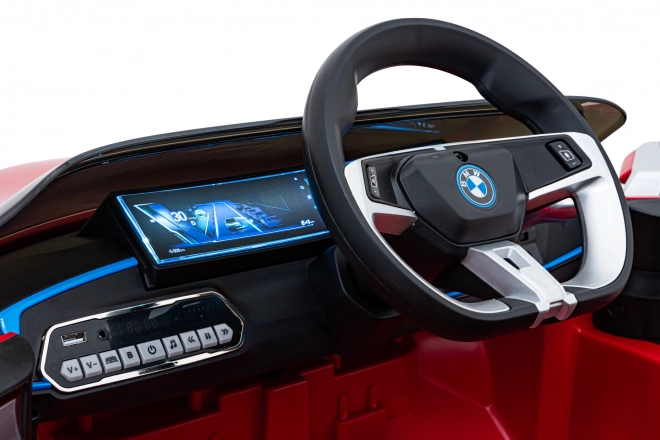Dětské auto na baterii BMW i4 – Červené