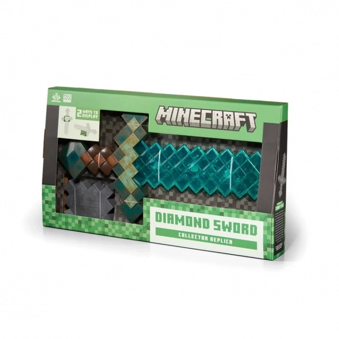 Minecraft diamantový meč replika