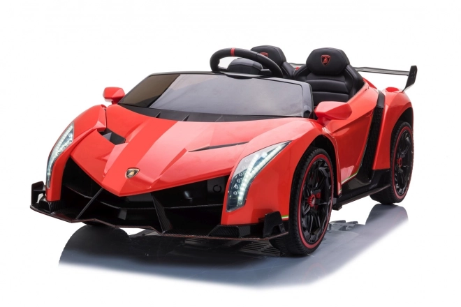 Červené auto Lamborghini Veneno