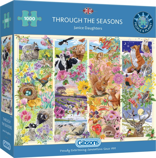 GIBSONS Puzzle Roční období 1000 dílků