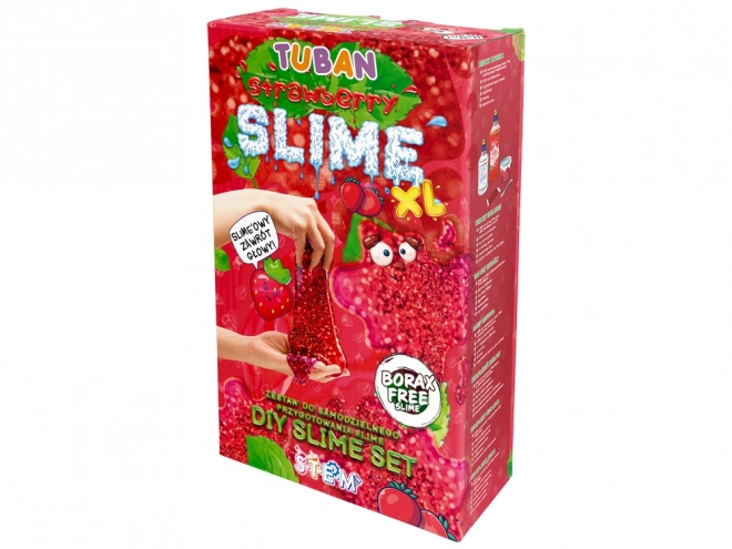 Tuban kreativní senzorická sada Slime - Jahoda XL