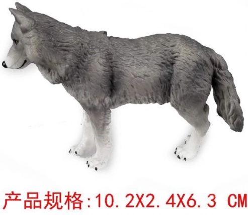 Figurka šedého vlka 10 cm
