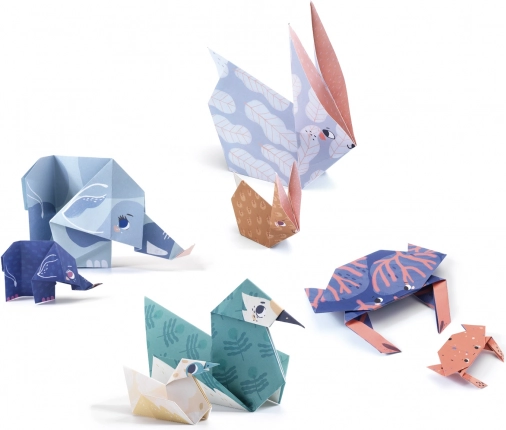 DJECO Origami Zvířecí rodinky