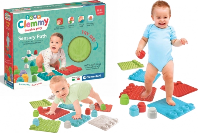 Clementoni Soft Clemmy senzorické podložky s kostkami
