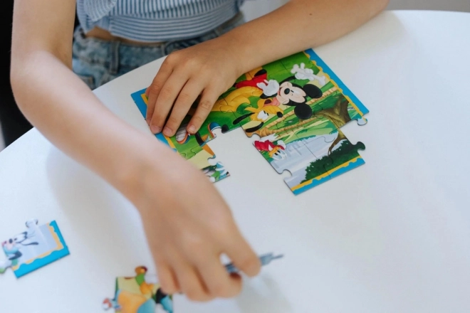 TREFL Puzzle Mickey Mouse a přátelé 3v1 (20,36,50 dílků)