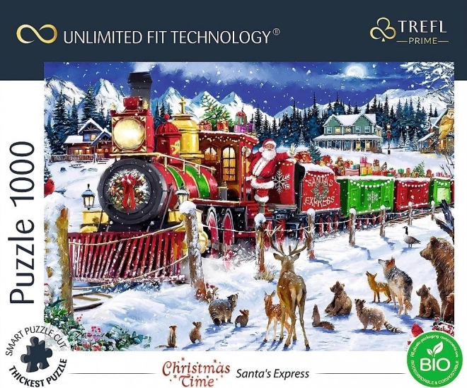 TREFL Puzzle UFT Christmas Time: Santův Express 1000 dílků