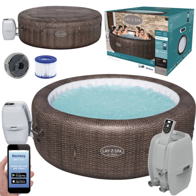Bestway Jacuzzi Lay-Z-Spa St. Moritz Smart 5 - 7os WiFi aplikace 60023