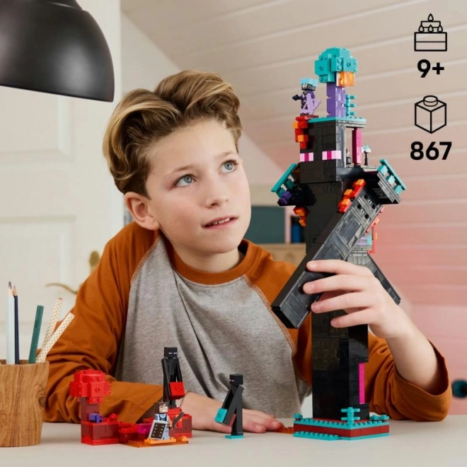 Stavebnice LEGO Minecraft Základna Plenitelů a Ničitel