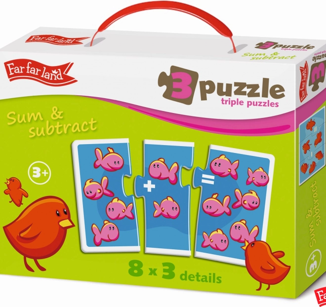 Far Far Land Puzzle s počty 8 obrázků
