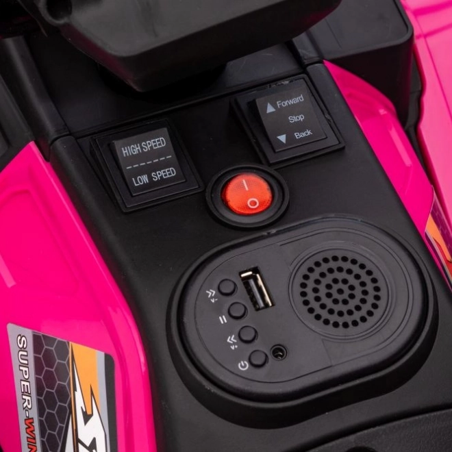 Dětská elektrická čtyřkolka JC915 – Růžová