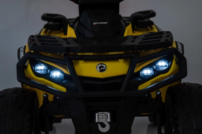 Dětská čtyřkolka Can Am Outlander ATV žlutá