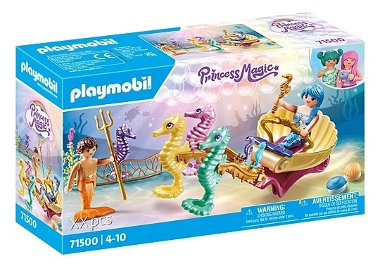Sada figurek Princess Magic – Podmořští obyvatelé s kočárem taženým mořskými koníky
