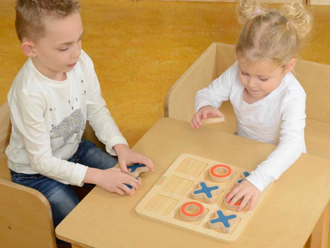 Kolečko a křížek - dřevěná hra Masterkidz