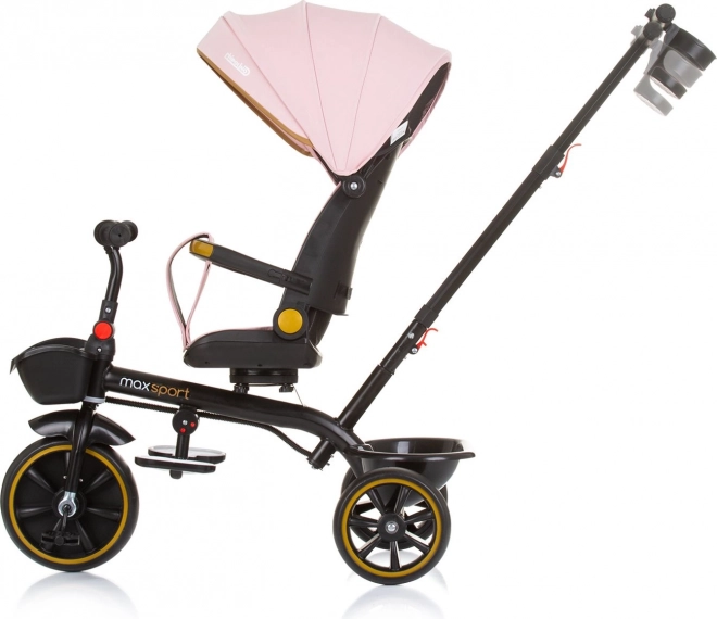 Tříkolka se stříškou Max Sport 2v1 Flamingo