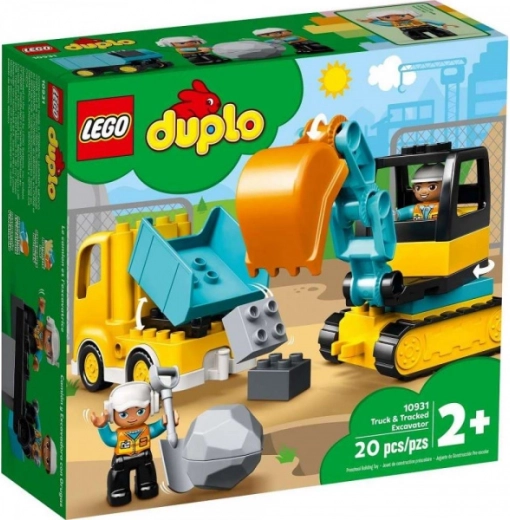 LEGO DUPLO nákladní auto a pásový bagr
