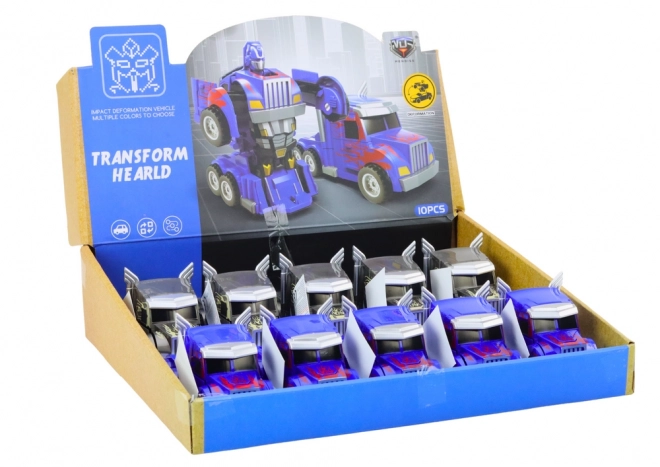 Auto-robot nákladní auto 2v1 robot 2 barvy